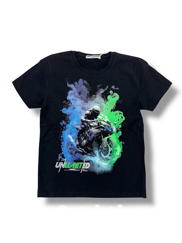 UNLIMITED triko blue/green