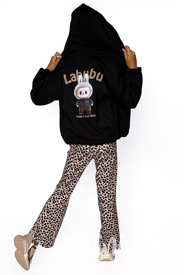 Labubu zateplená mikina černá