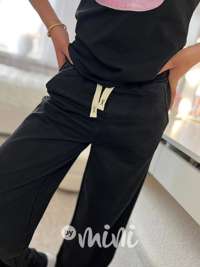 Lounge cotton denim kalhoty