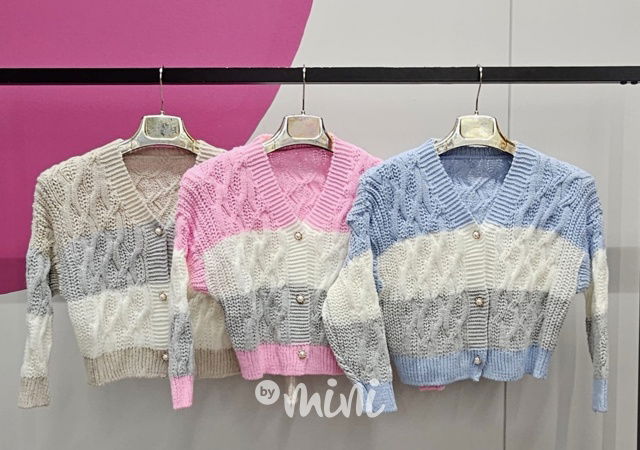 Sweetie trojbarevný svetřík