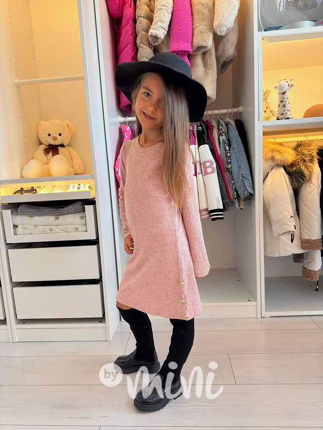 Podzimní šaty pink