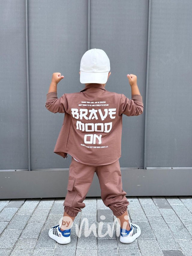 BRAVE 3-dílná souprava hnědá