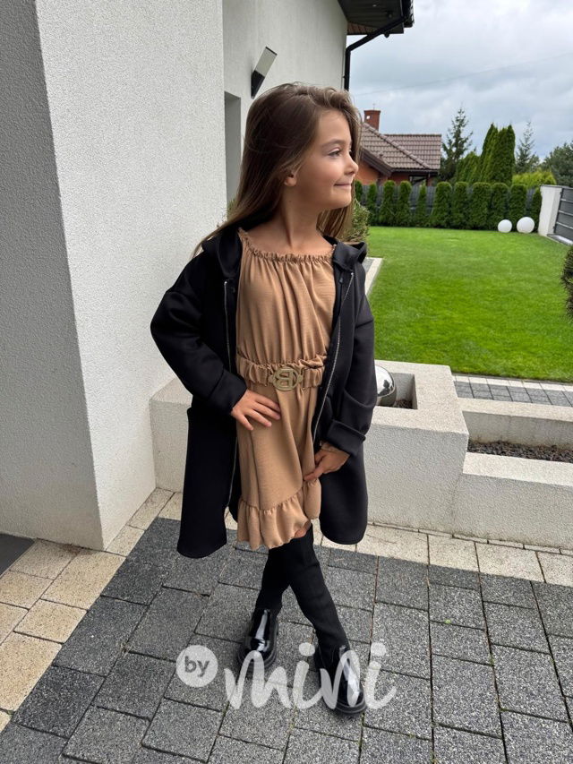 Maxi dlouhá mikina GIRL černá