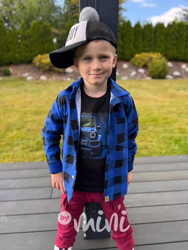 G-class blue triko černé