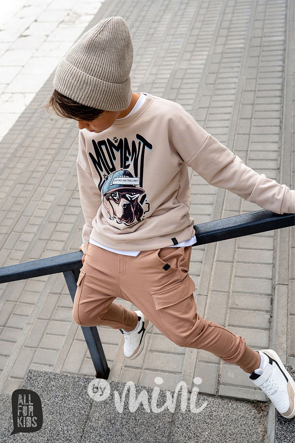 All for kids cargo kapsáče beige
