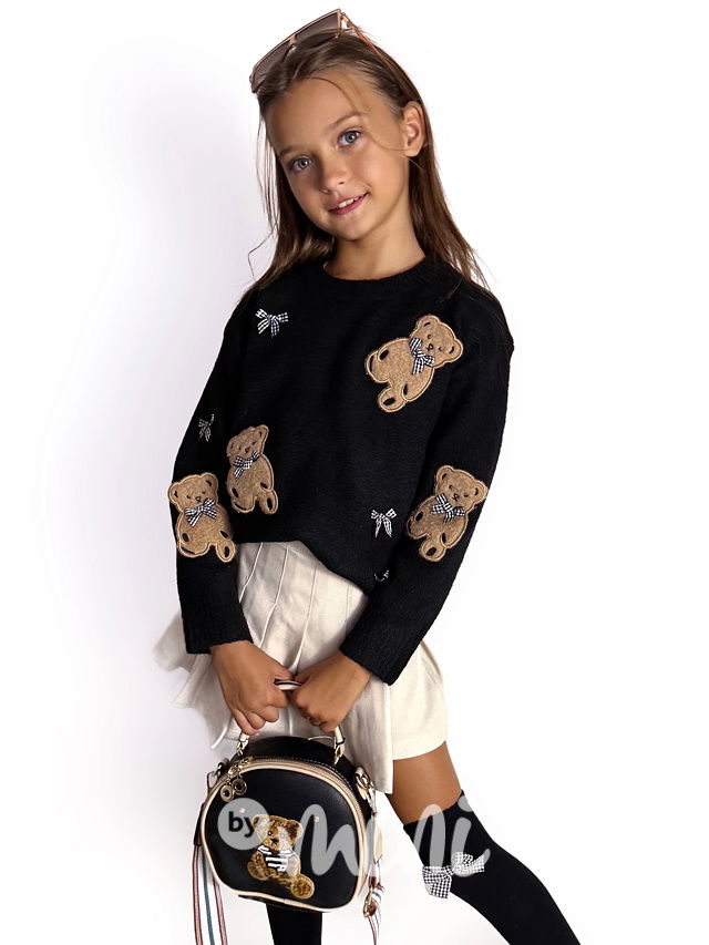 PREMIUM svetřík TEDDY černý