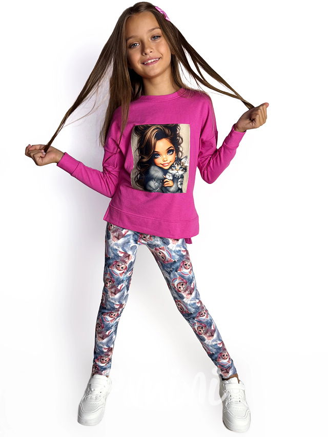 Music cat THERMO zateplené legíny