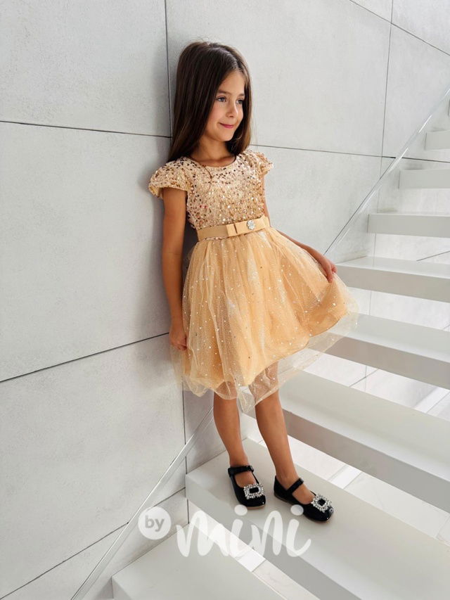 PREMIUM slavnostní šaty STARS zlaté