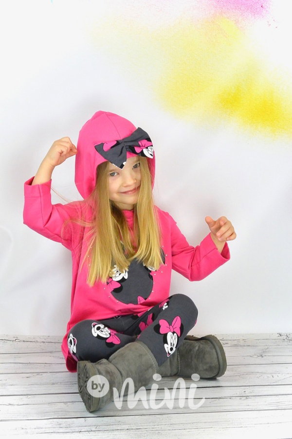 Minnie pink/grey set