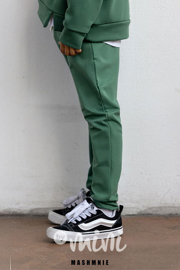 Mash Mnie basic tepláky WOLF green