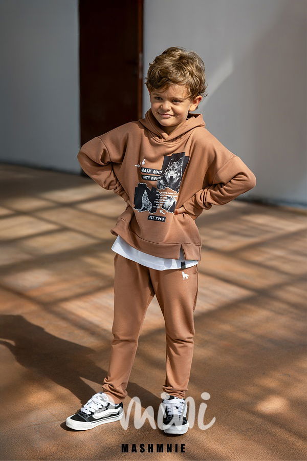 Mash Mnie basic tepláky WOLF beige