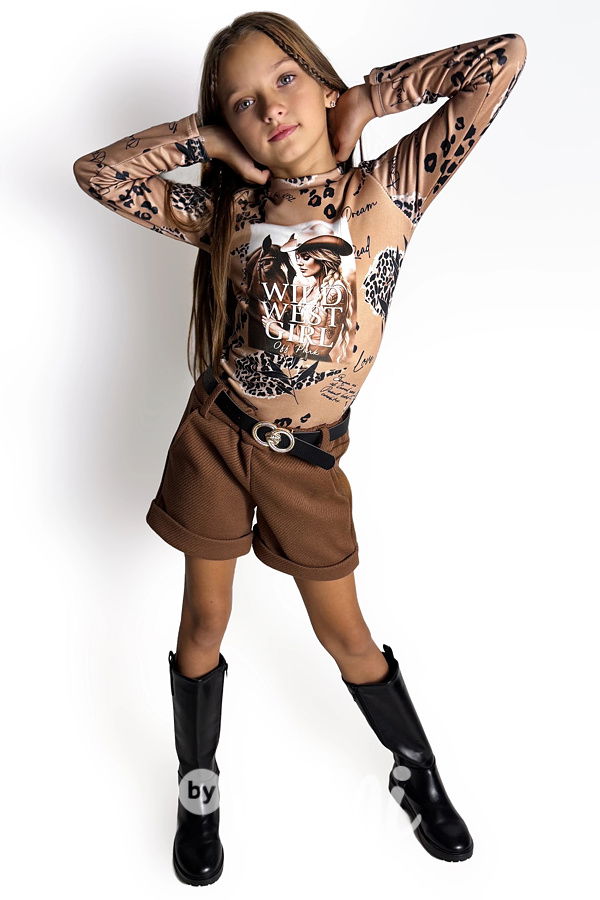 Wild west girl teplá blůzka