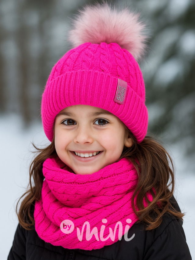 SUPER TERMO kulich + maxi nákrčník Magenta