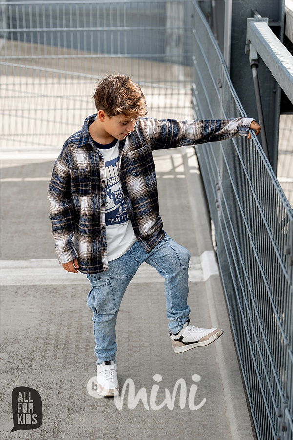 All for kids soft denim kapsáče blue