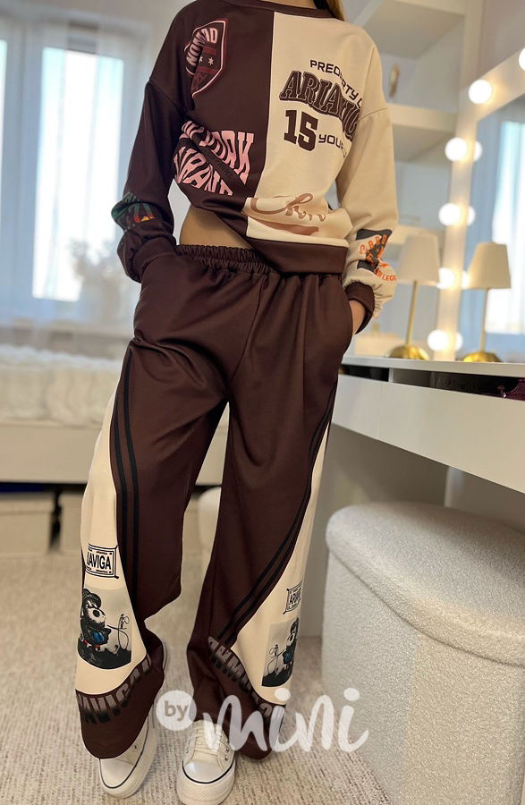 NEW YORK zateplená souprava choco