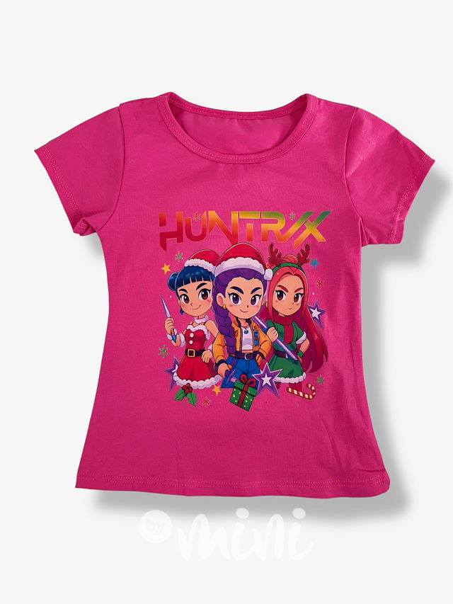 Demon Hunters triko XMAS růžové
