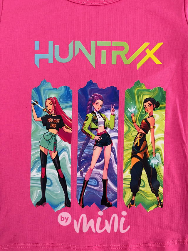 Huntrix triko růžové
