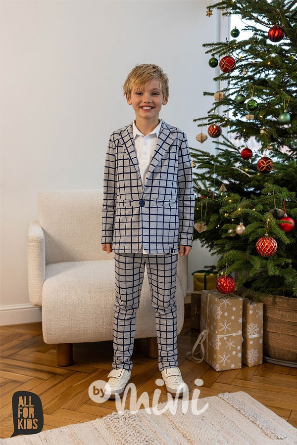 All for kids elegant kalhoty grey/blue