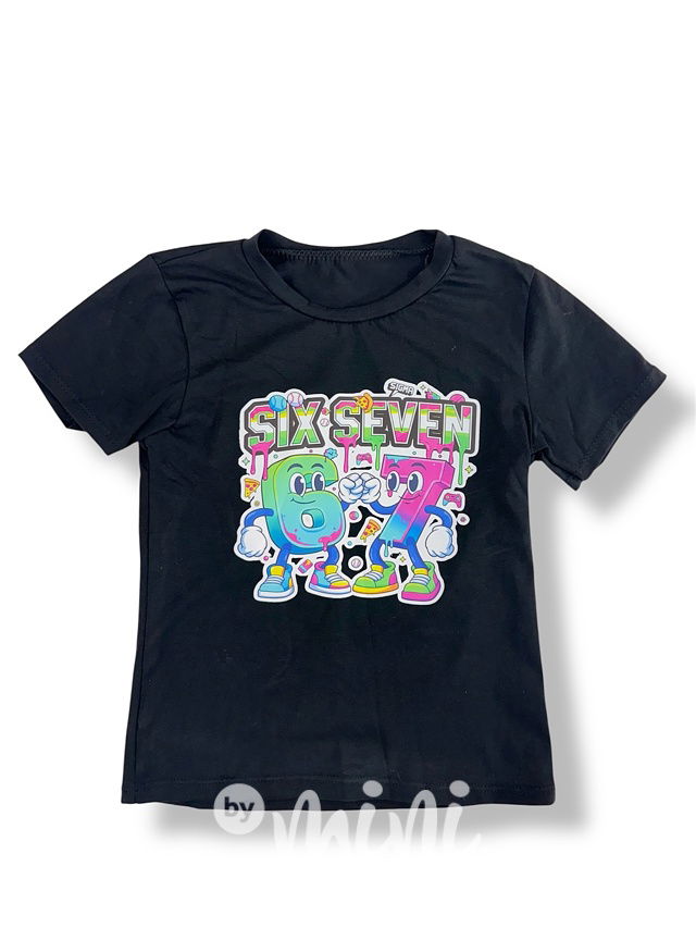 Six Seven triko černé