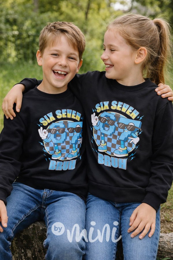 Six Seven mikina černá