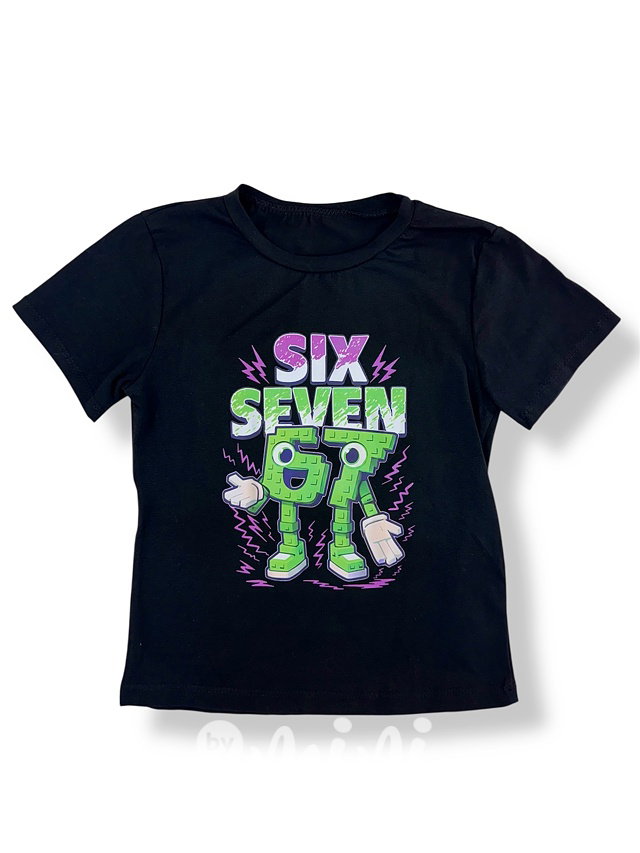 Six Seven triko černé