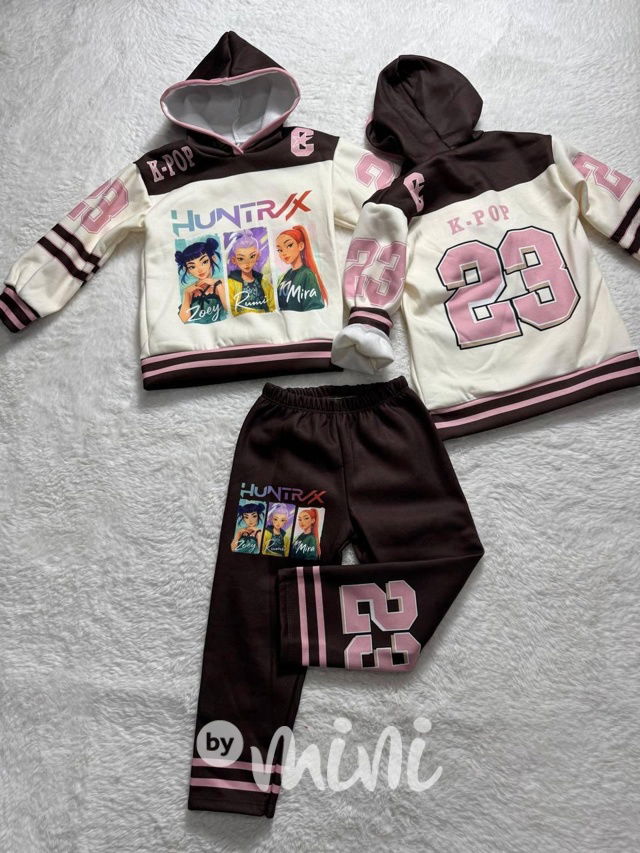 Demon Hunters zateplená sporty souprava chocolate