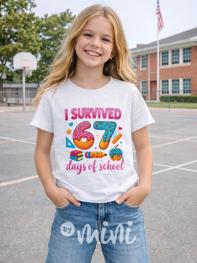 Six Seven triko bílé