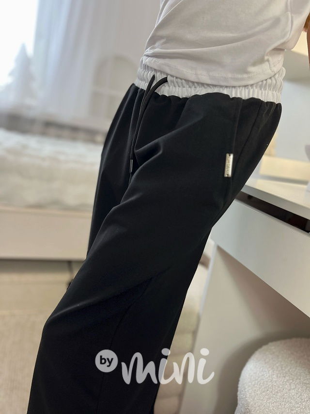 Lounge volné tepláky black/white