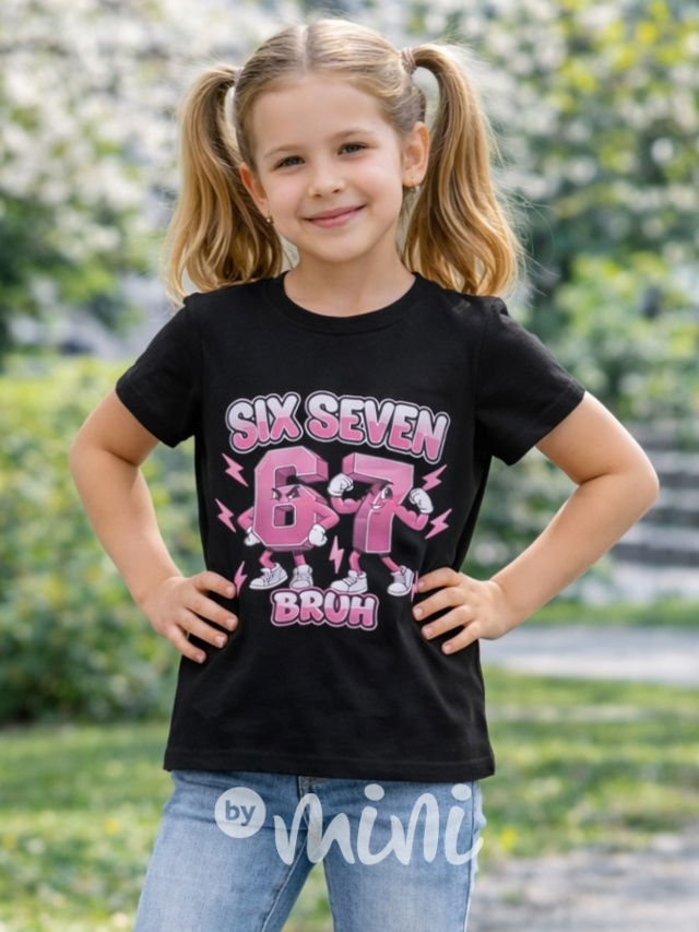 Six Seven triko černé