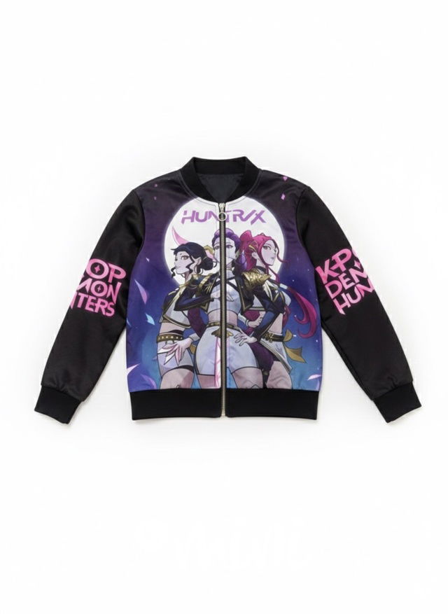 Demon Hunters soft velur mikina