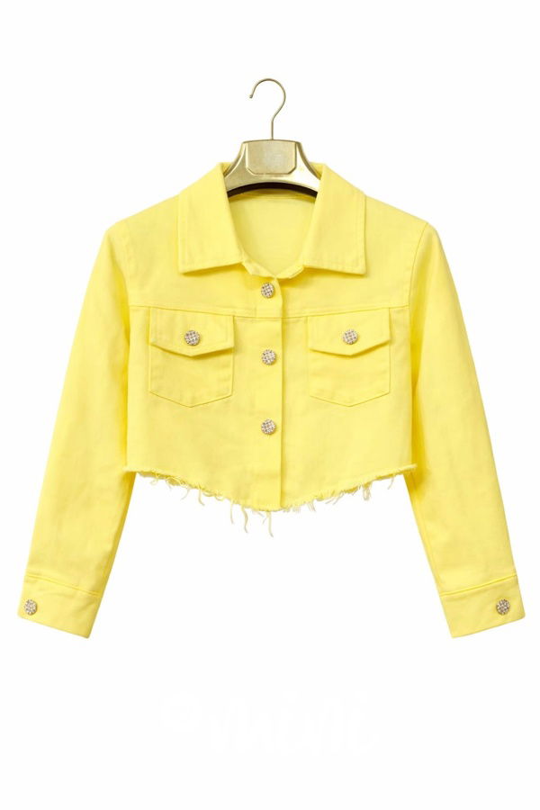 Sunshine crop denim bunda