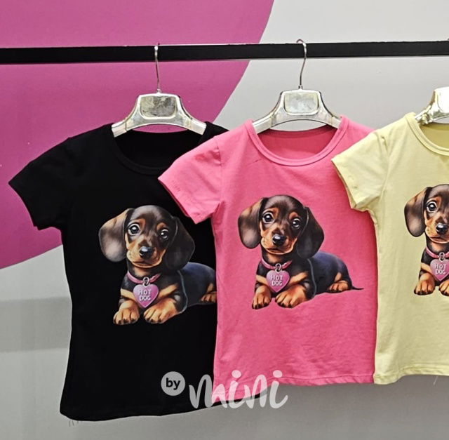 Jezevčík triko černé