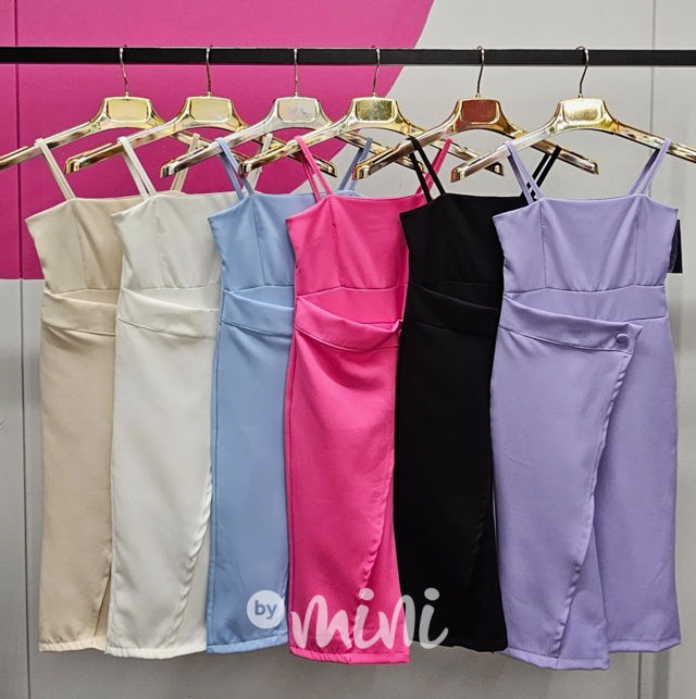 Elegant letní overal malinový