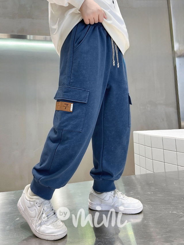 Soft denim baggy kapsáče blue