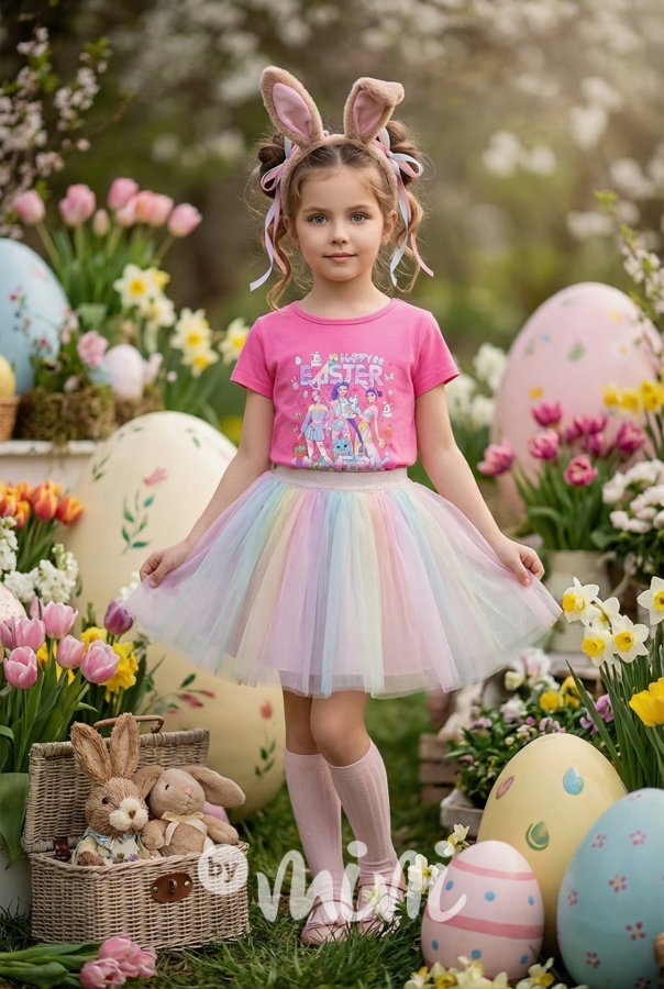 Velikonoční HUNTRIX triko růžové