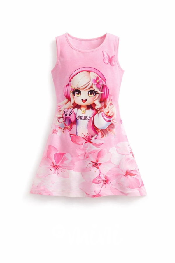 ROBLOX letní šaty růžové