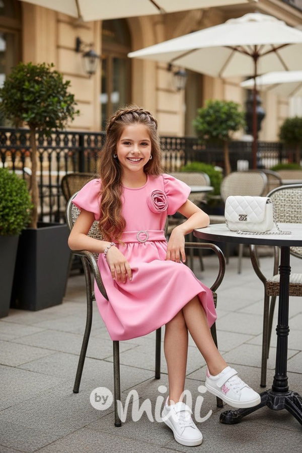 ROSE slavnostní šaty pink