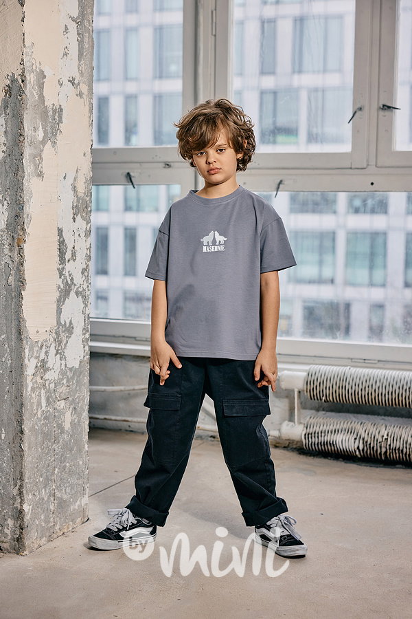 Mash Mnie cargo baggy kalhoty černé