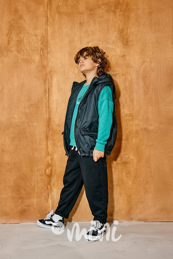 Mash Mnie baggy tepláky WOLF černé