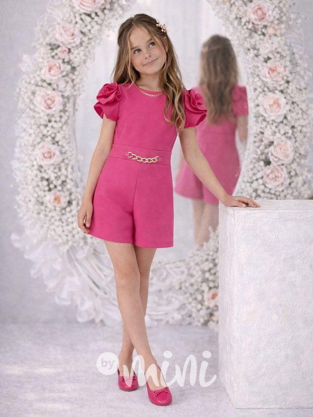 Fancy overal malinový