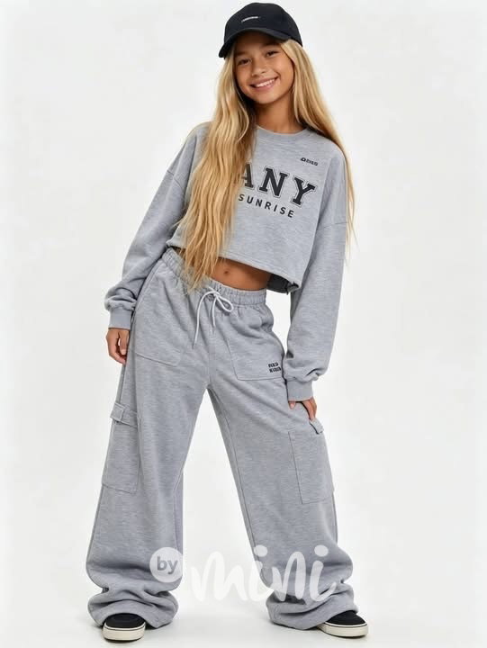 Sunrise streetwear souprava grey