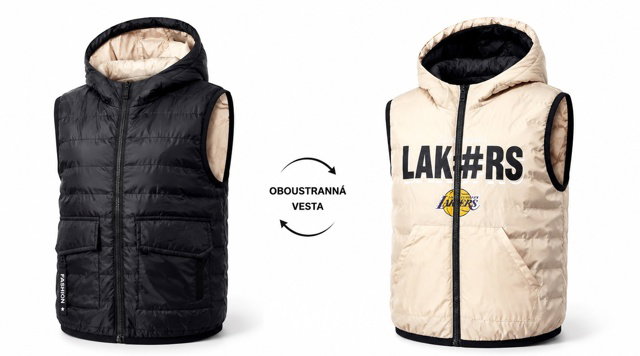 Lakers oboustranná vesta