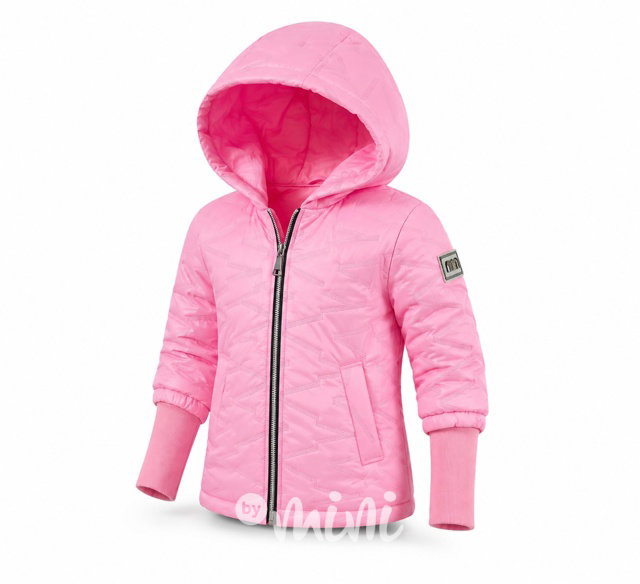 PREMIUM podzimní bunda s dlouhými náplety PINK