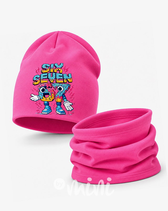 Six SEVEN čepice + nákrčník