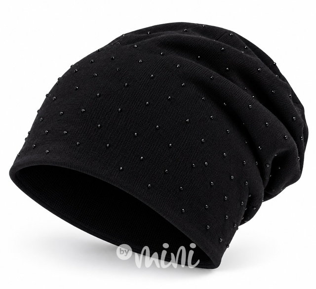 SHINE beanie čepice černá
