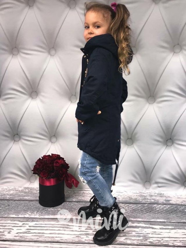 Marine blue jarní parka