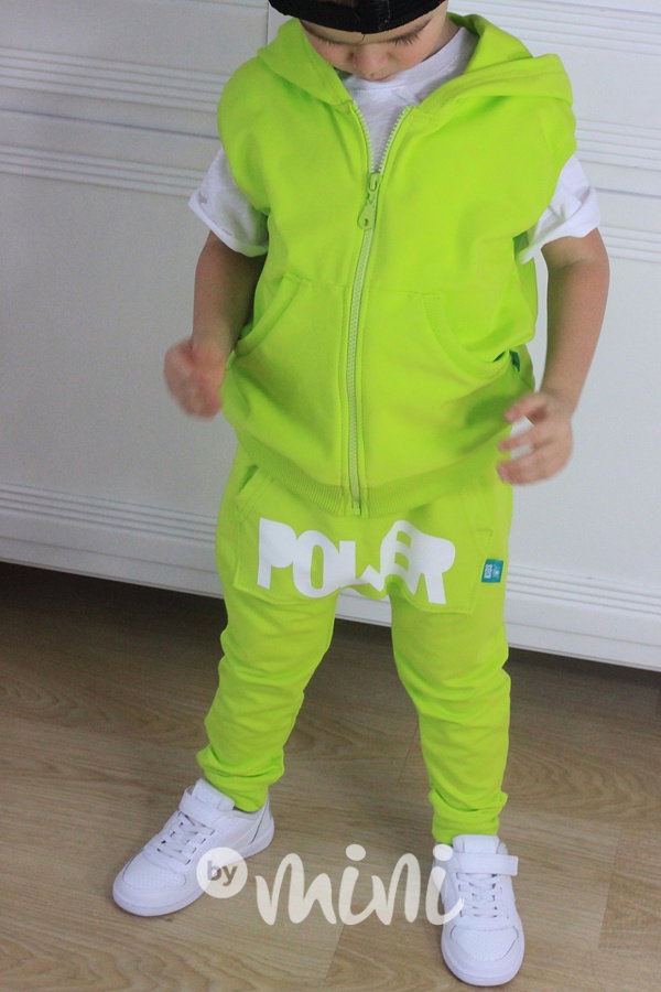 POWER lemon baggy tepláčky