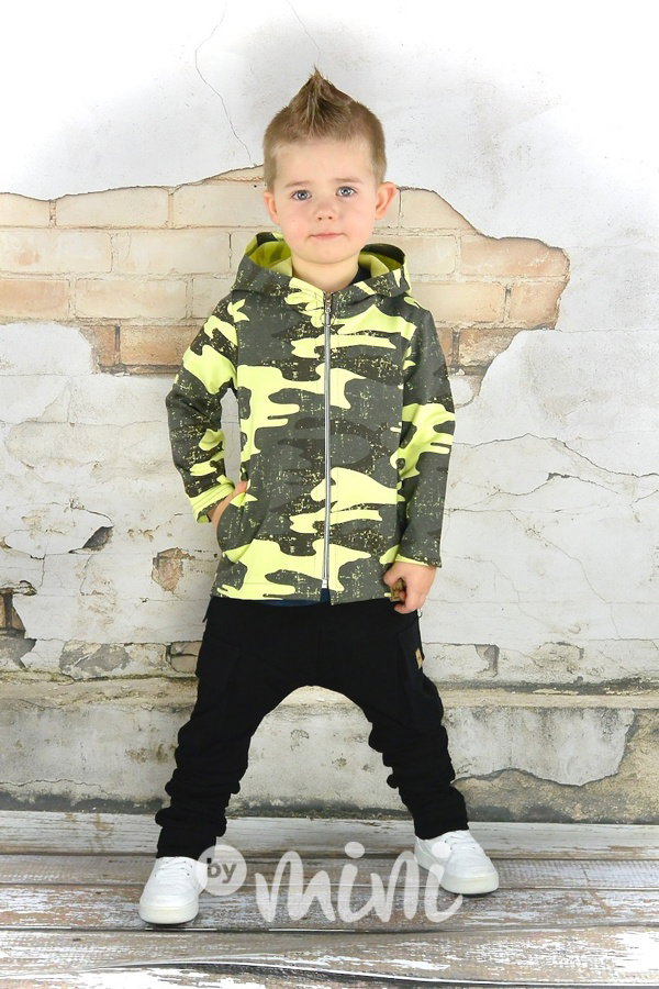 Neon army mikina