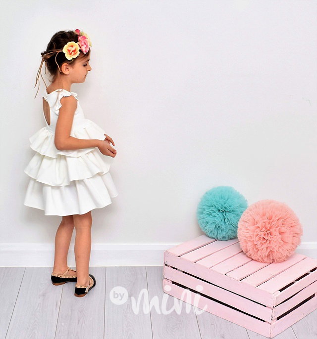 Šatičky pro družičky #Luxury dress "Heart cream"