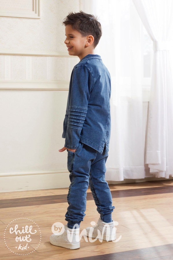 Jeans sako & baggy tepláčky